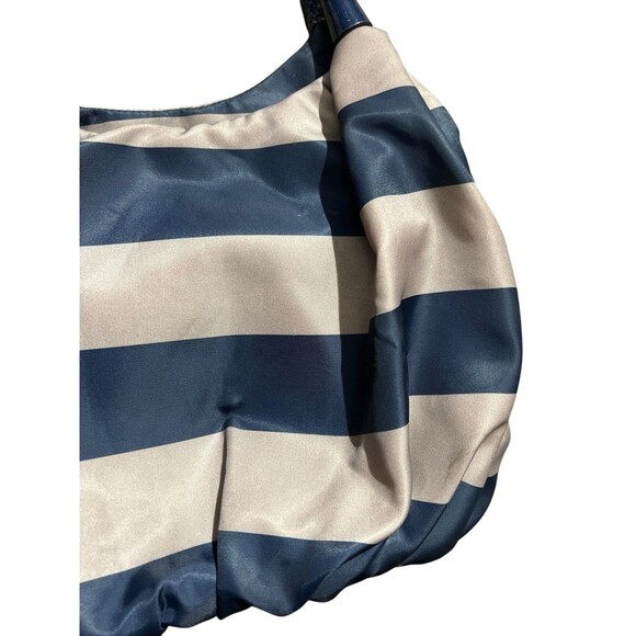 Kate Spade NY Striped Navy Blue Shoulder Bag - Picture 3 of 15